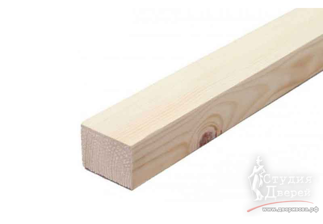 Брусок деревянный для одностворчатой двери (2 метра)
